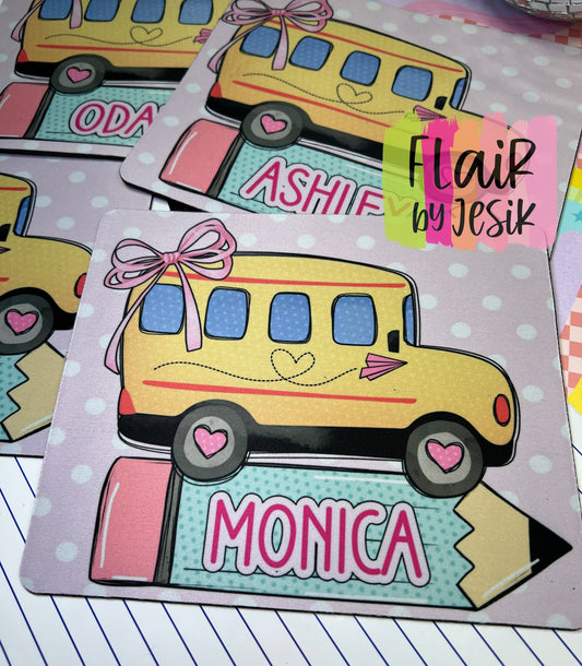 School Bus Mouse Pad